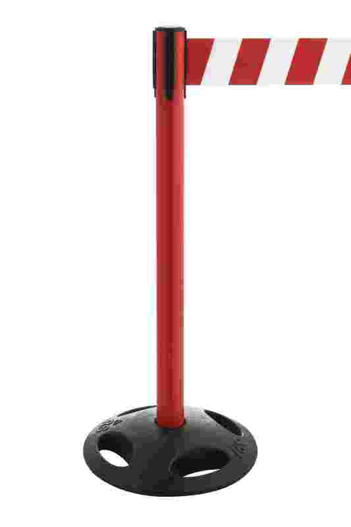 Modellbeispiel: Personenleitsystem  -P-Line Maxi-, rot mit rot/weißem Gurt (Art. 34175e-17)