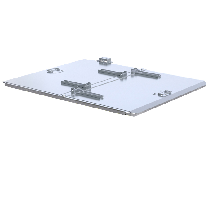 Modellbeispiel: Deckel für Kippbehälter für Routenzüge -Typ GU-RZ- (Art. 38632)