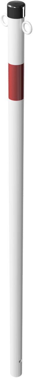Modellbeispiel: Absperrpfosten -Bollard- Ø 42 mm  (Art. 4042b-2)