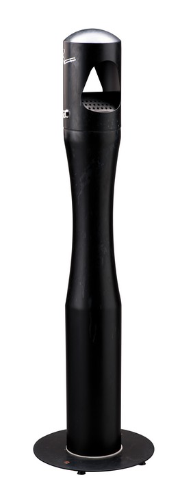 Modellbeispiel: Standascher -Pro 22- Edelstahl schwarz, geformt (Art. 35682)