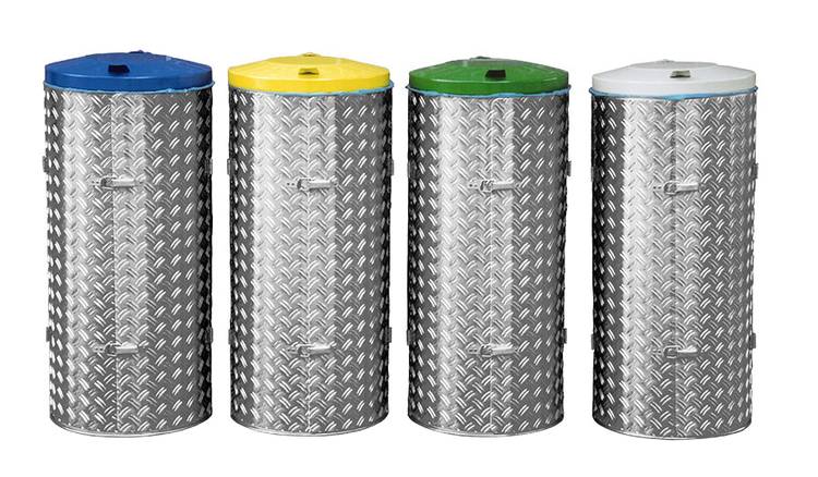 Modellbeispiele: Müllsackständer -Cubo Paz- 120 Liter, in verschiedenen Farben (Art. v.l. 16948, 16947, 16949, 16950)