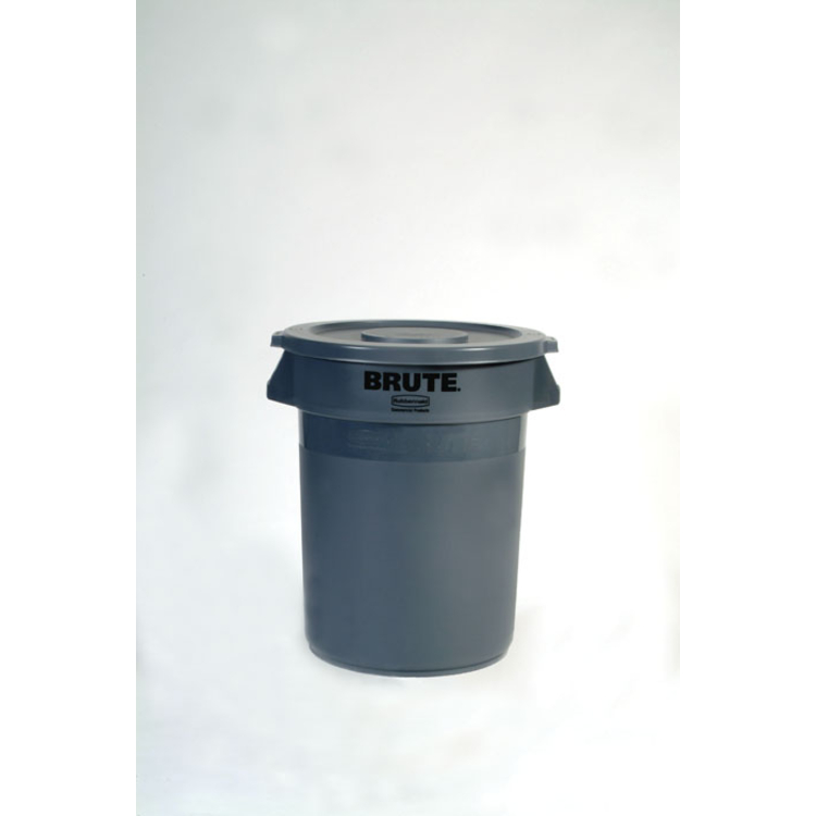 Anwendungsbeispiel: Abfallcontainer -BRUTE- Rubbermaid, mit grauem Deckel Deckel nicht im Lieferumfang (Art. 12472)