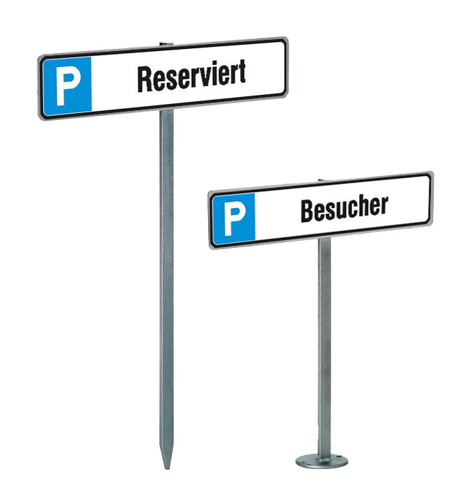 Modellbeispiele: Parkplatzbeschilderung -Bremen- (Schilder nicht im Lieferumfang enthalten)