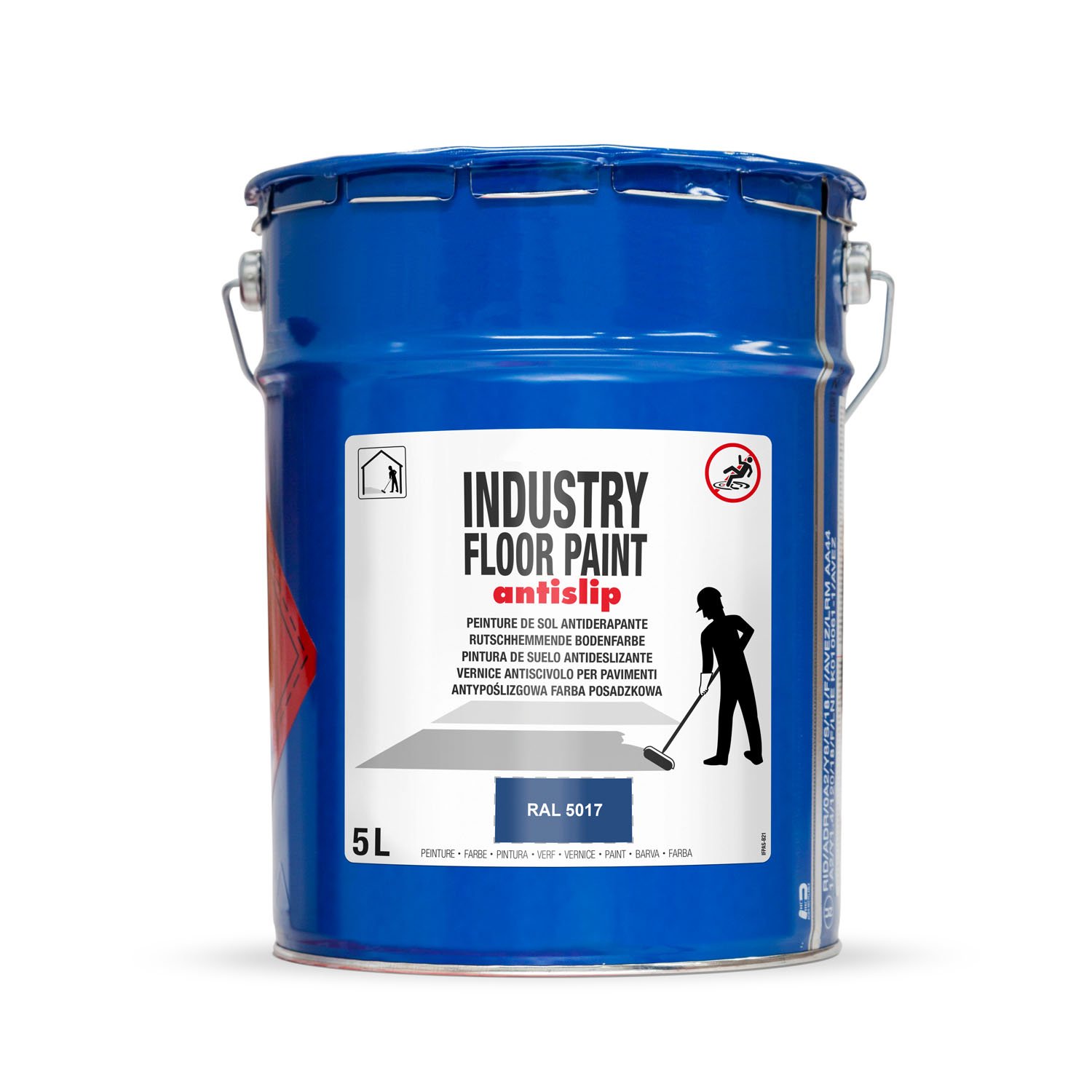 Modellbeispiel: Bodenmarkierungsfarbe -Industry Floor Paint Anti-Rutsch- in blau (Art. 41472.0001)