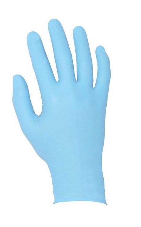 teXXor® Nitril-Einweg-Handschuhe 'UNGEPUDERT', lavendel, 8 