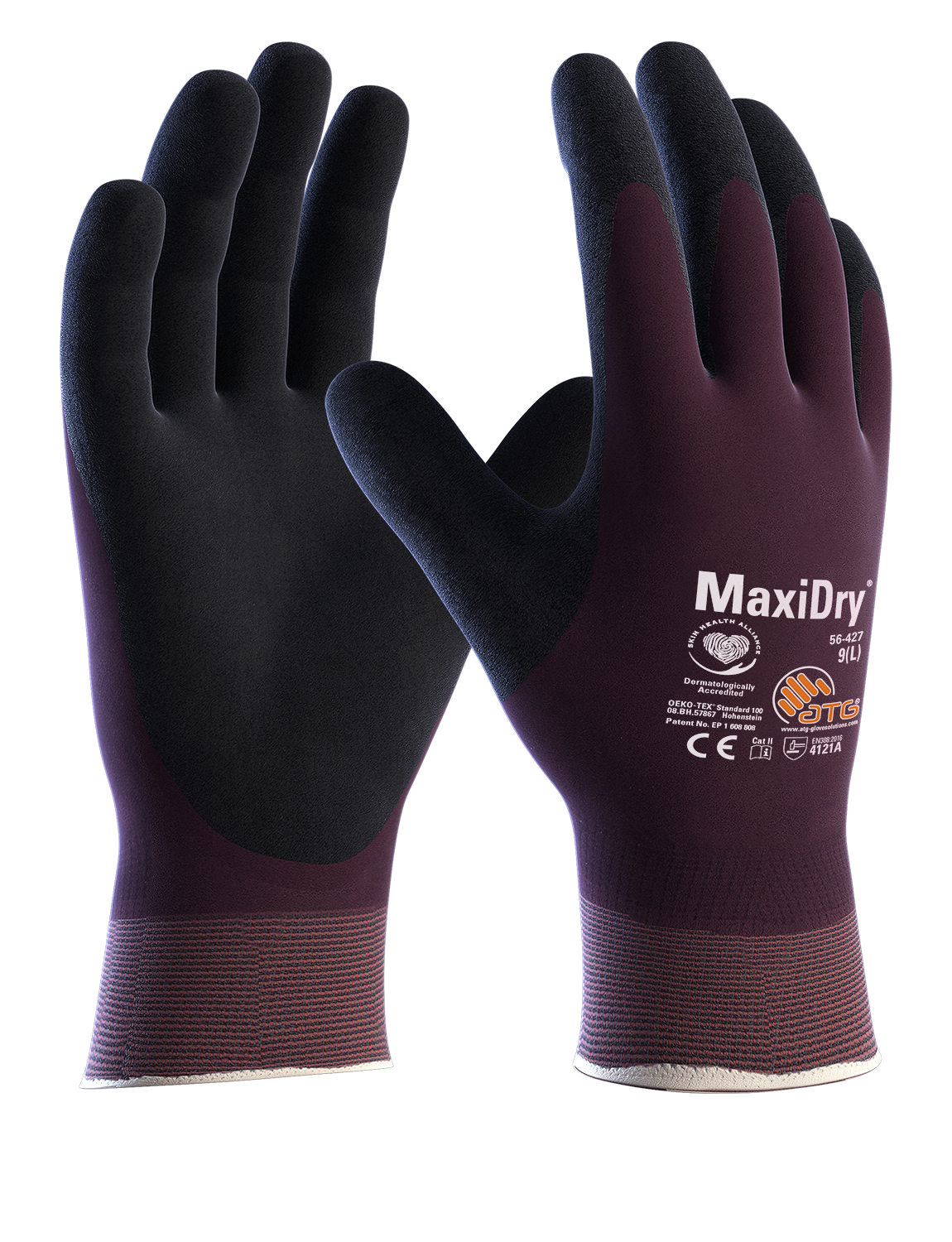 MaxiDry®  Nylon-Strickhandschuhe '(56-427)', 10 