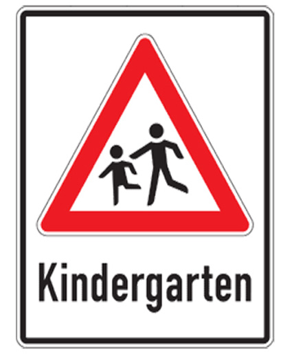 Modellbeispiel: Modellbeispiel: Schulwegschild, Kindergarten Art. ksw30121021