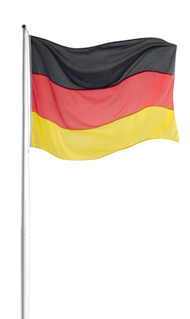 Anwendungsbeispiel: Fahnenmast Komplett-Set inkl. Flagge (Art. 36833)