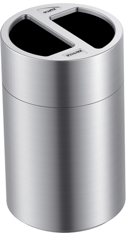 Modellbeispiel: Abfallbehälter -P-Bins 115- 2 x 60 Liter aus Aluminium (Art. 35868)