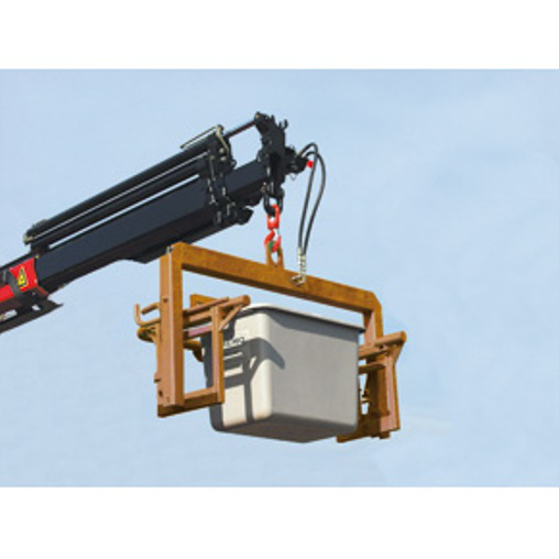 Ladebügel, hydraulisch (kippbar) für Streugutbehälter -CEMO- 400, 550, 700 Liter