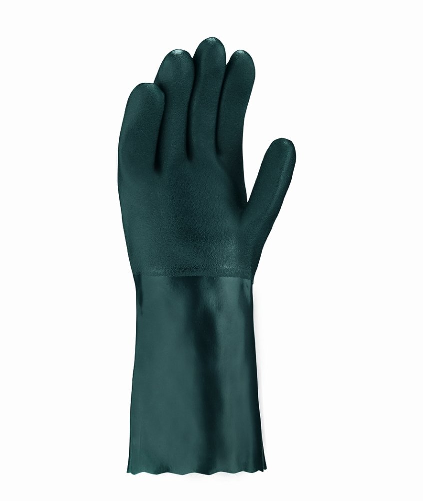teXXor® topline Chemikalienschutz-Handschuhe 'GRÜN', Länge 350 mm, Stärke 1,4 mm