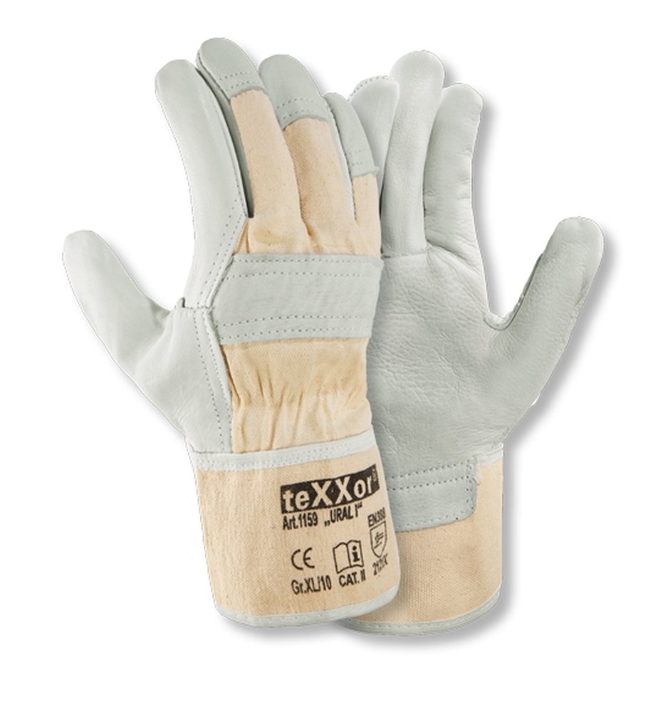 teXXor® Rindvollleder-Handschuhe 'URAL I', 7 