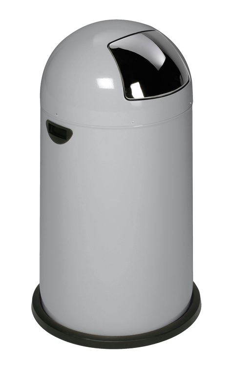 Modellbeispiel: Abfallbehälter -Cubo Tadeo- 22 Liter aus Stahl, in silber, ohne Fußpedal (Art. 16409)