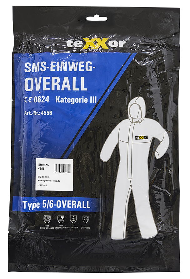 teXXor® SMS-Einweg-Overall, L