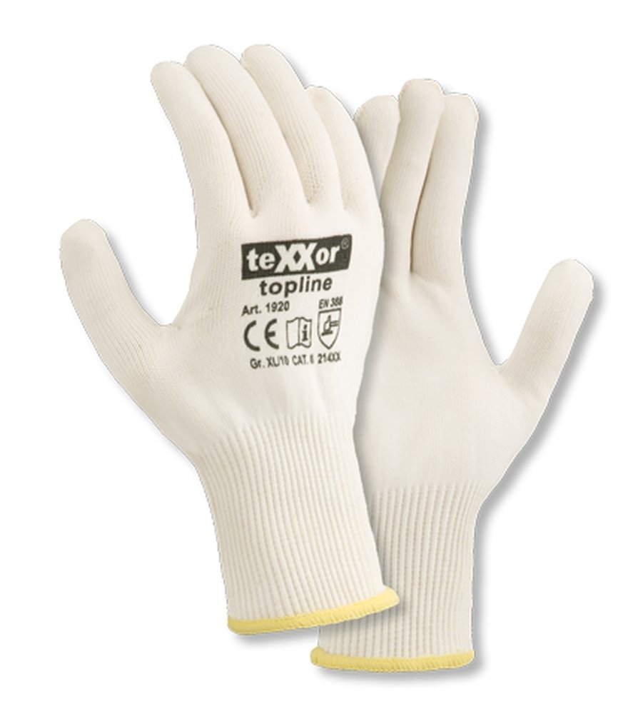 teXXor® topline Feinstrick-Handschuhe 'BAUMWOLLE/NYLON', 9 
