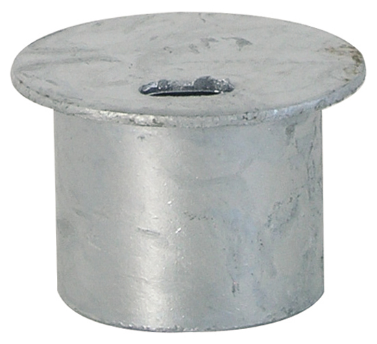Modellbeispiel: Abdeckkappe ohne Verschluss für Bodenhülse Ø 60 mm (Art. 460.20)