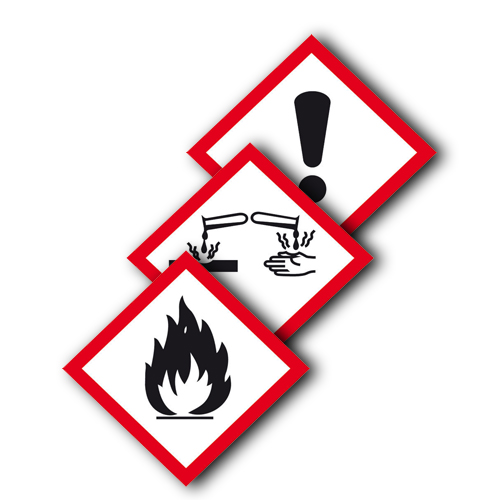 GHS-Gefahrstoffsymbole -Protect- 
