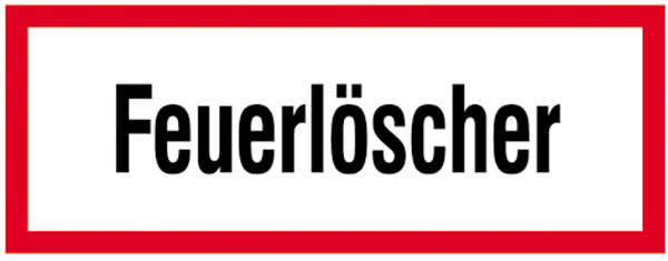Modellbeispiel: Hinweisschild, Feuerlöscher (Art. 21.2865)