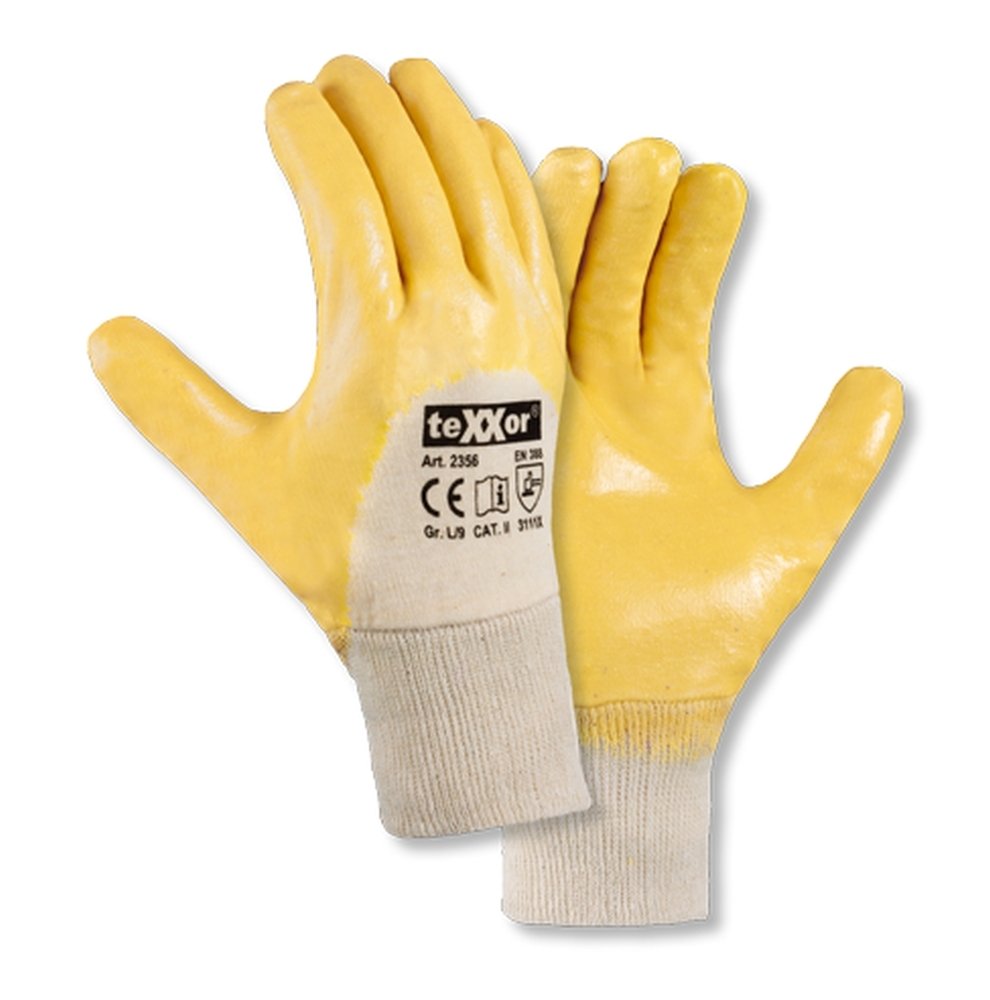 teXXor® Nitril-Handschuhe STRICKBUND, 7