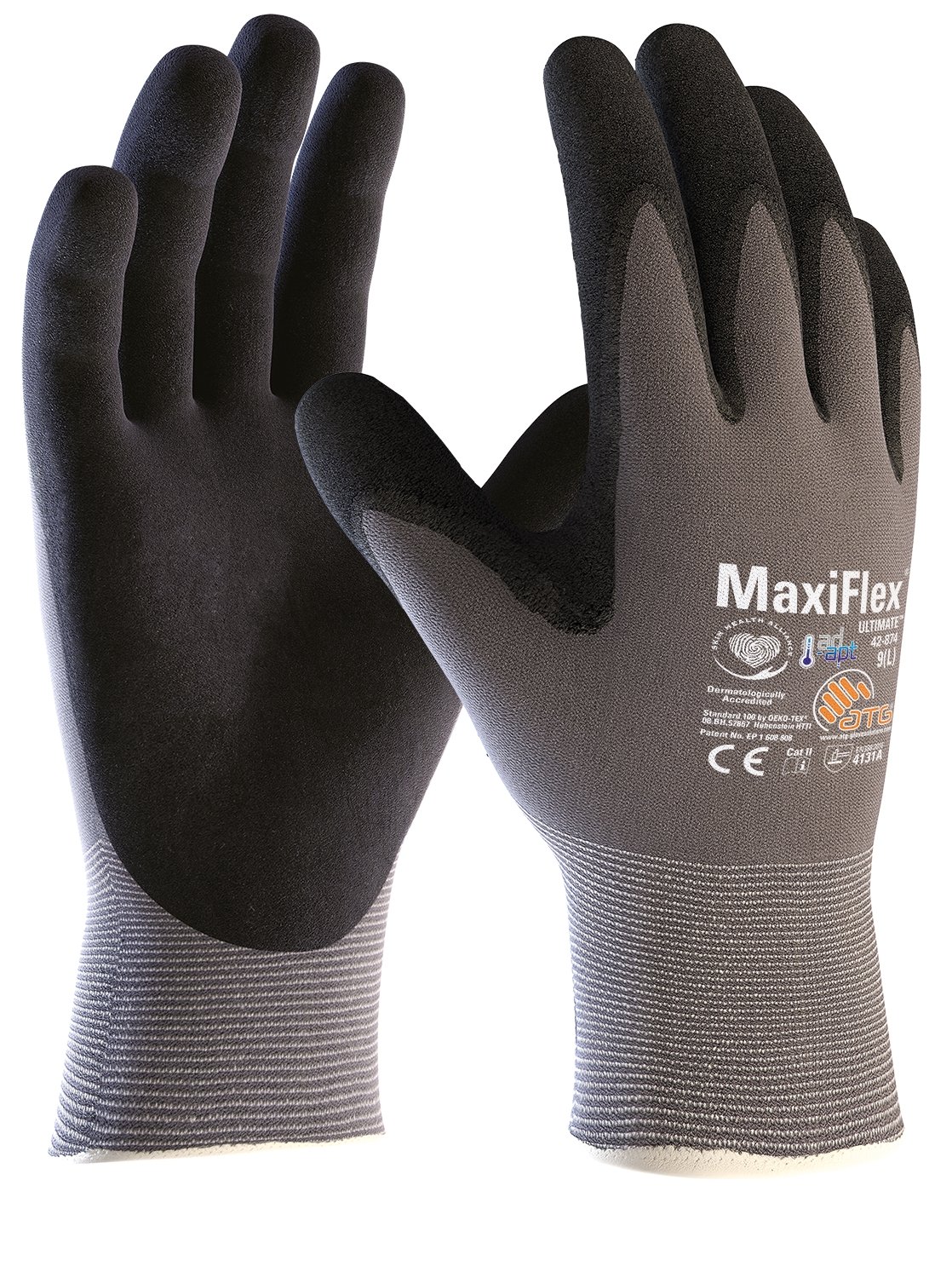 MaxiFlex® Ultimate™ AD-APT® Nylon-Strickhandschuhe '(42-874 HCT), SB-Verpackung'