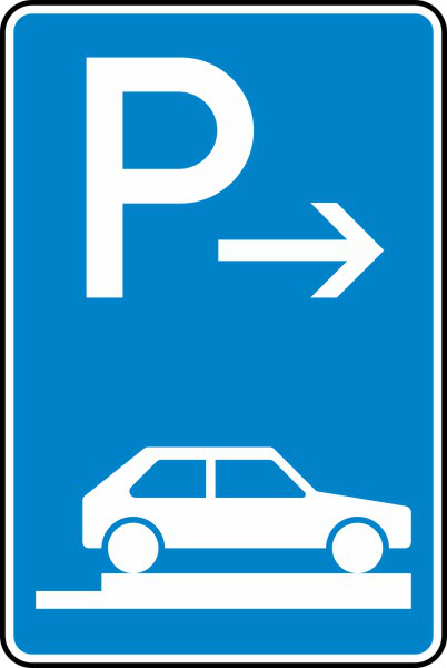 Parken auf Gehwegen ganz quer zur Fahrtr. rechts (Ende) Nr. 315-87