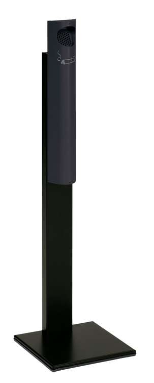 Modellbeispiel: Zigarettenascher -Cubo Pepita- 3,5 Liter, aus Stahl, mit Standfuß, in anthrazit (Art. 16751)