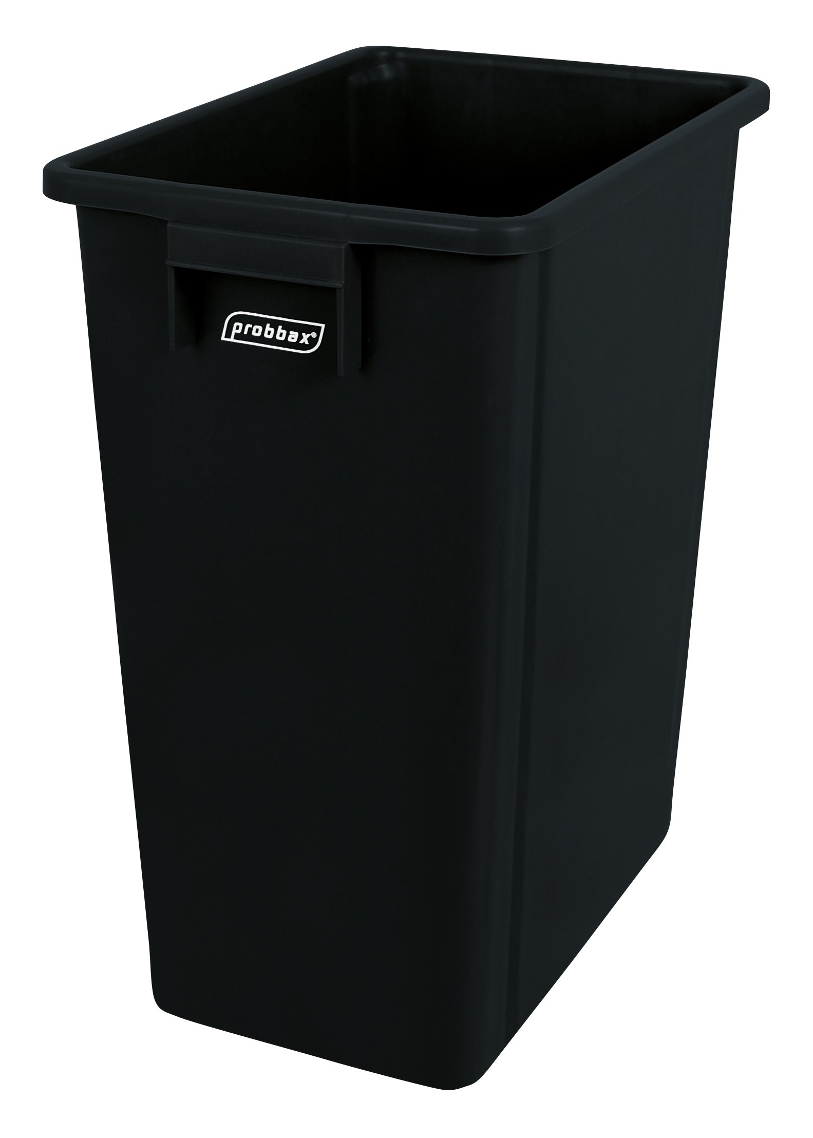 Modellbeispiel: Abfallbehälter 'P-BAX 4' aus 70% recyceltem Material, ohne Deckel 