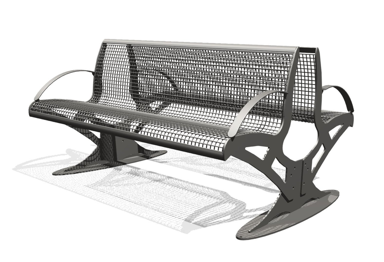 Modellbeispiel: Sitzbank -Transform- mit Rückenlehne, zweiseitig, mobil (Art. 20615-10)