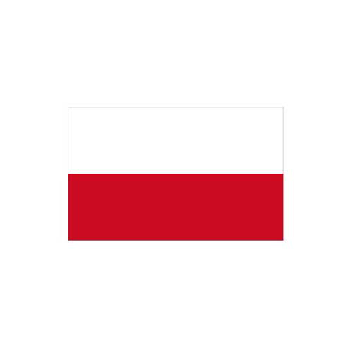 Technische Ansicht: Technische Ansicht: Länderflagge Polen (ohne Wappen)