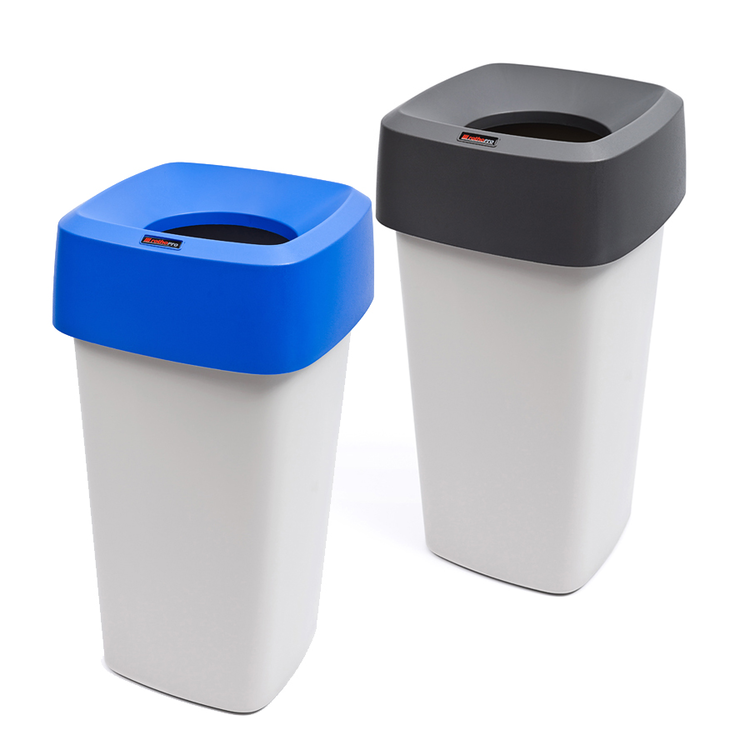 Modellbeispiele: Abfallbehälter -Modo eckig- 60 Liter, verschiedene Farben