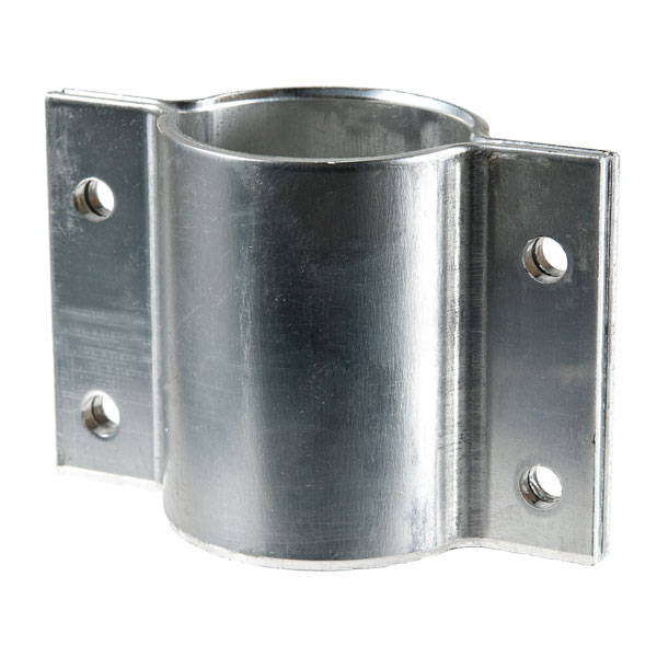 Modellbeispiel: Rohrschelle aus Aluminium zur seitlichen Befestigung (Art. 90.2760)