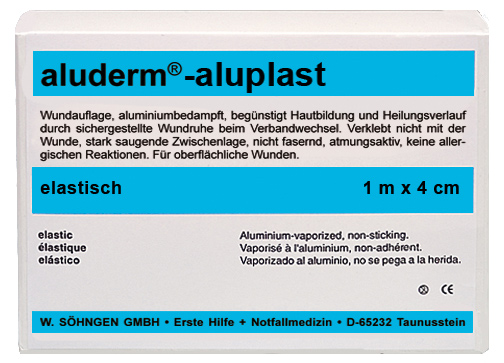 Modellbeispiel: Wundverbandpflaster -aluderm®-aluplast- (Art. 25983)