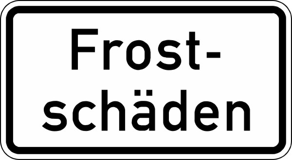 Frostschäden Nr. 2011