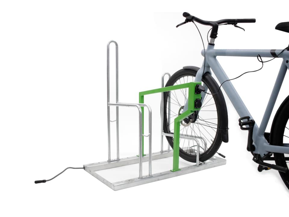 Fahrradständer Anlehnparker 'B-Bike Charge', einseitig, 2 Stk., 400 mm
