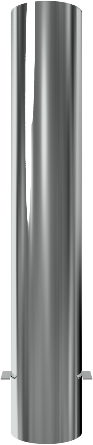 Absperrpfosten 'Bollard' Ø 154 mm aus Edelstahl