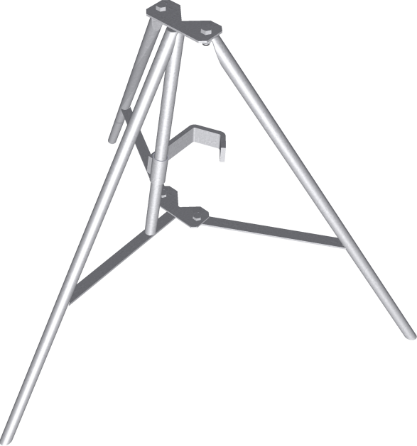 Modellbeispiel: Dreifußständer für Schalungsstützen (Art. 11199)