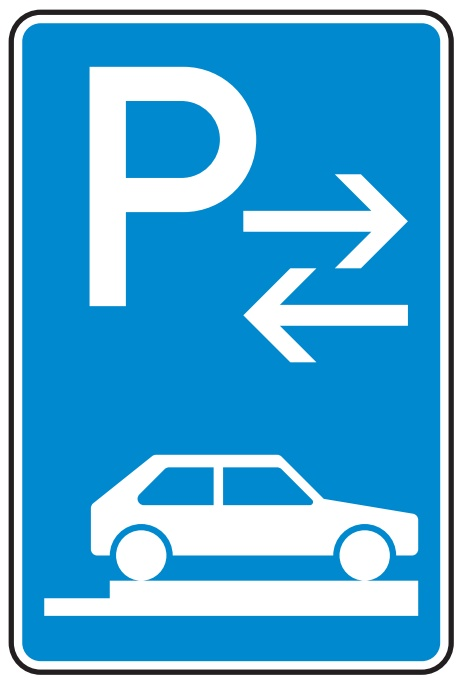 Parken auf Gehwegen ganz quer zur Fahrtr. rechts (Mitte) Nr. 315-88