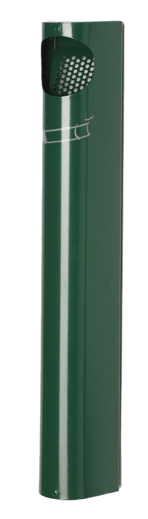 Modellbeispiel: Zigarettenascher -Cubo Pepita- 3,5 Liter, aus Stahl, zur Wandbefestigung, in moosgrün (Art. 16747)