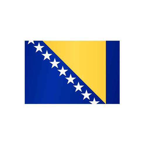 Technische Ansicht: Länderflagge Bosnien und Herzegowina