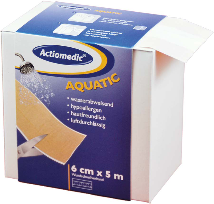Wundschnellverband Actiomedic® 'Elastic','Aquatic', und 'Sensitiv'