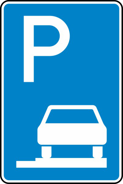 Parken auf Gehwegen ganz in Fahrtr. rechts Nr. 315-65