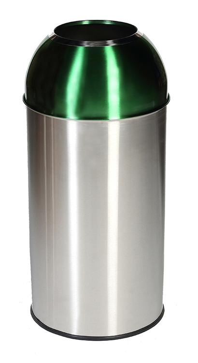 Modellbeispiel: Abfallbehälter -Pro 24-, Deckel grün (Art. 36623)