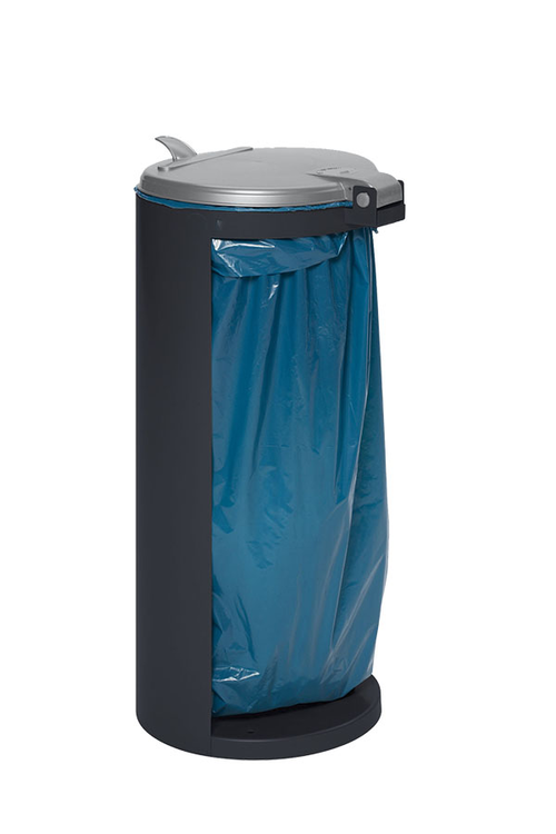 Modellbeispiel: Müllsackständer -Cubo Rico- 120 Liter, aus Stahl, in anthrazit (Art. 16908)Lieferumfang ohne Müllsack