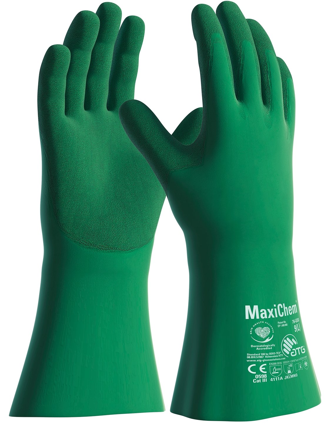 MaxiChem® Chemikalienschutz-Handschuhe '(76-830)', 8 