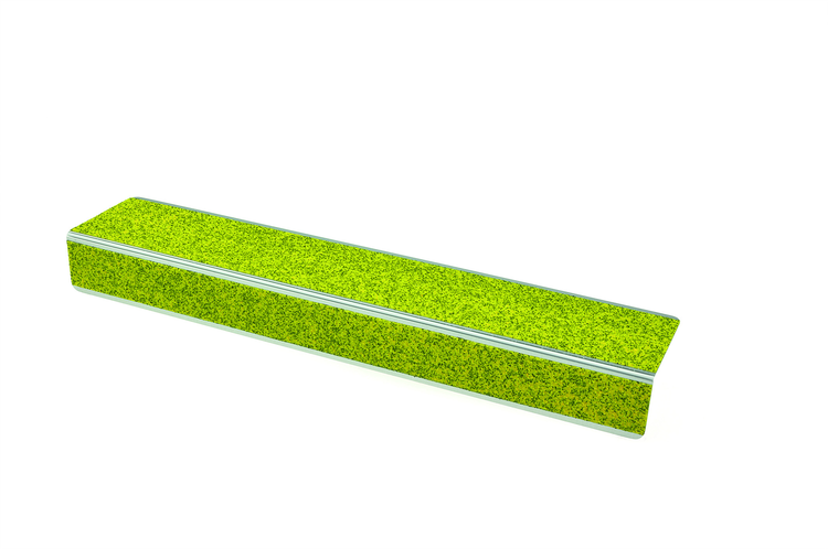 Modellbeispiel: Antirutsch-Treppenkantenprofil, gelb, 600 mm(Art. 36991)