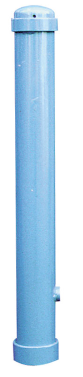 Modellbeispiel: Stilpoller -Halbkugelstahlkappe- Ø 108 mm herausnehmbar, mit DK 497bsonder