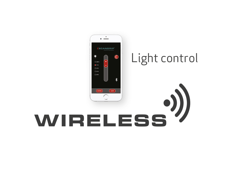Anwendungsbeispiel: Ausführung mit 10000 lm zusätzlich mit Wireless Lichtsteuerung (Art. 36591)
