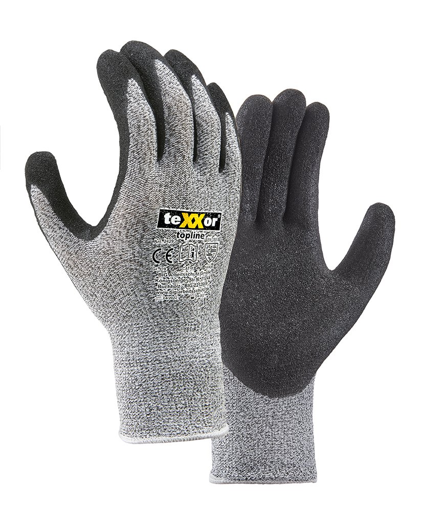 teXXor® topline Schnittschutz-Handschuhe 'NITRIL E', 10 