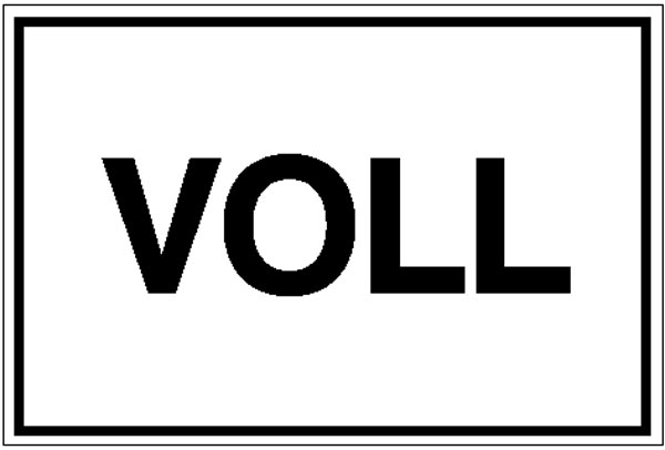 Modellbeispiel: Hinweisschild für Betriebssicherheit VOLL (Art. 11.5824)