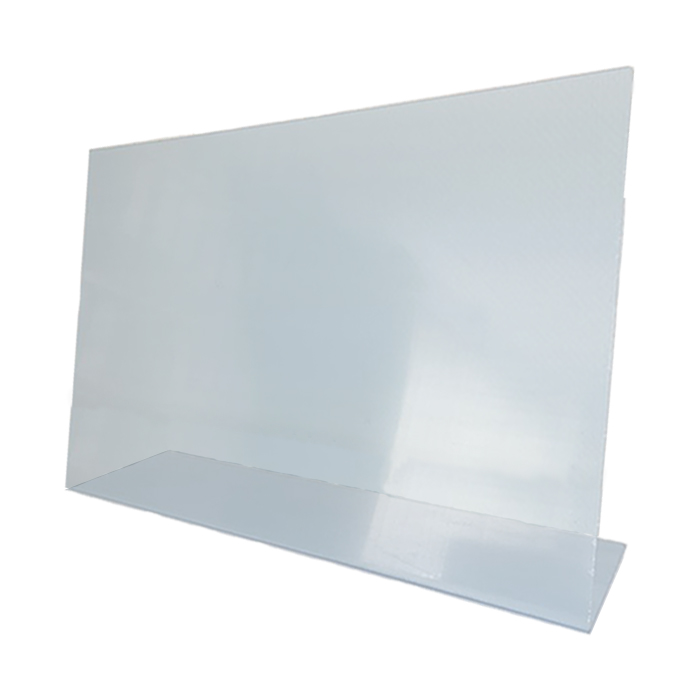 Modellbeispiel: Hygiene-Trennwand -Fresh-, aus Acrylglas ohne Durchreiche (Art. 40532)